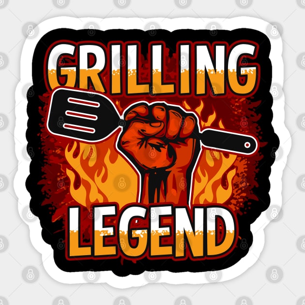 Grill Legend BBQ Sticker by RadStar